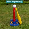 Toddler & Little Kids Replacement T Ball Baseball Balls - Oversized Tballs for Little Tikes TotSports T-Ball Set - 6 Set - Safe and Durable Design for Early Baseball Skills Development
