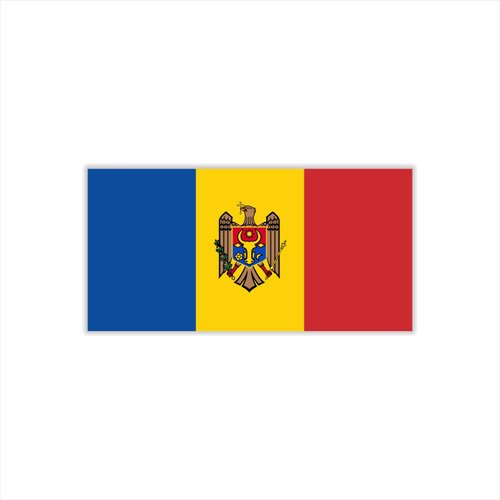 Womaha 30 Sheets Moldavians Flag Temporary Tattoos Fans Face Tattoo Stickers for Adults Kids Group Activity Props