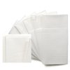 " OCCASIONS " Wedding Party Linen Feel White Dinner Paper Napkins (120, Prefolded for Silverware)