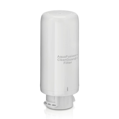 AquaFusion CleanGuard 100 Gallon Activated Carbon Block Replacement Filter, White Water Filtration System