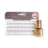 Knot Free Cluster Lashes Kit With Everlasting Eyelash Glue - Short, Medium, Long Eyelash Extensions.