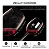 Belloel Microfiber Glass Polishing Cloths | Streak Free, Lint Free Shine Clarity Wine Glasses | Glass Cleaner Wipes | Crystal, Glasses, Screens, Fingerprints, Tarnish, Silver, Silverware, Jewelry… (2)
