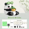 WULOBOOI Mini Building Blocks Animal Sets-Cute Bamboo Panda Micro Building Toys for Adults, 348 Pieces Party Favor for Boys Girls 6 7 8-12 14, Small Carnival Prizes