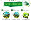 Blue Orchards Tractor Party Plates and Napkins (52 pieces for 16 Guests) - Tractor Birthday Party Supplies, Tractor Party Supplies, Tractor Plates, Farm Animal Party, Tractor Theme Baby Shower