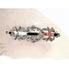 Small blue crystal hair barrette clip bridal clip bridal barrette hair clip