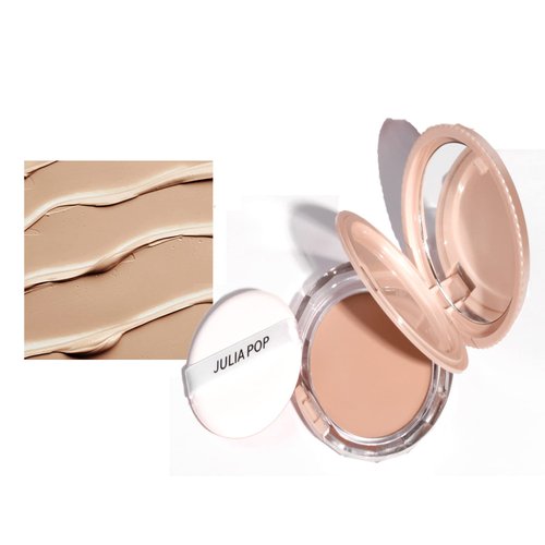 Easilydays Waterproof Concealer Cream, Full Coverage Waterproof Makeup, High Ductility Cream Concealer, Long Lasting Moisturizing Powder Cream, Finishing Base Makeup In One-Step Concealer for Ance, Marks, Dark Circles