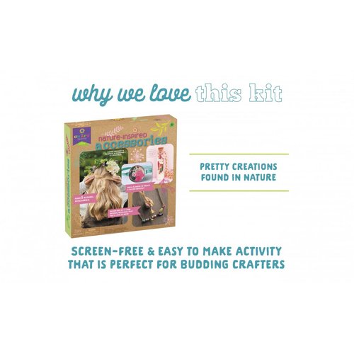 Craft-Tastic Nature-Inspired Accessories - Nature DIY Craft Kit - Outdoor Crafting Fun - Makes 5 Different Accessories - Ages 6+