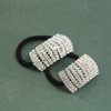 Xiwstar 5Pcs Women's Hair Bands Fashion Crystal Rhinestone Hair Ties Hairties Scrunchies Hair Accessories Ponytail Holder