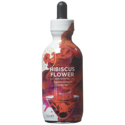 WILD HIBISCUS FLOWER COMPANY All Natural Cocktail Concentrate, 3.4 Fluid Ounce Bottle