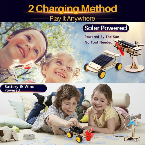 STEM Kits for Kids Ages 8-10-12-14, Stem Toys For Boys Age 8-12, Science Projects For Kids Ages 8-12, Solar Car Building Kits for Boys, Activities Engineering Kit, Gifts For 8 9 10 11 12 Year Old Boys