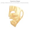 GELMAY 3D Gold Moisturizing Face Mask 4Pack - Silicone Facial Mask Sheet - Reusable Face Mask Cover for Women - Facial Patches Wrap for Prevent Evaporation