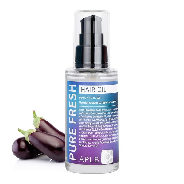 APLB Pure Fresh Hair Oil Serum 1.69fl.oz. / Improve for Soft & Smooth Hair, Treatment from Dry Hair
