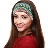 Yeshan Wide Headbands for Women Boho Knotted Non Slip Headbands Head Wraps Turbans Sport Yoga Workout Stretchy Hair bands,Pack of 6