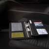 Glove Box Compartment Organizer - Car Document Holder - Owner Manual Case Pouch - Vehicle Storage Wallet for Registration & Insurance Card - Premium Auto Paperwork Holder - Log Book included - Black