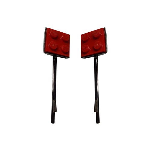 BrickCrafts Square Bezel Bobby Pins Hair Clips – Single Color