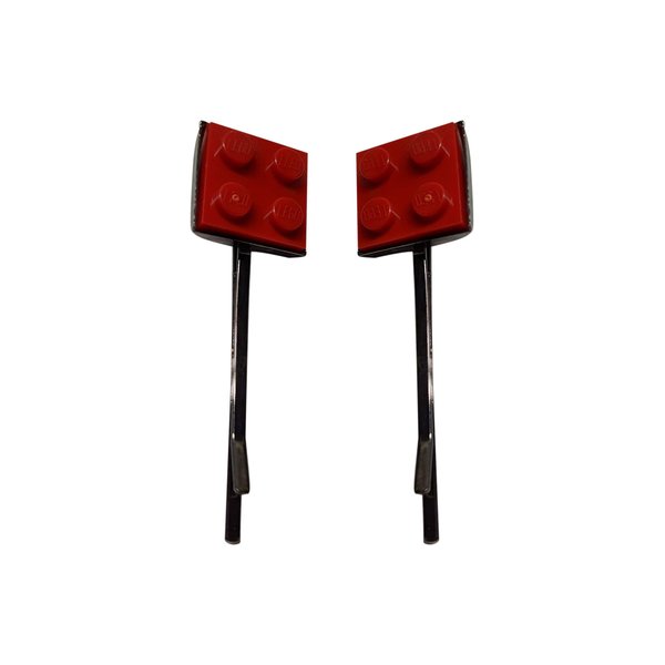 BrickCrafts Square Bezel Bobby Pins Hair Clips – Single Color