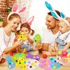 Max Fun 302pcs Easter Foam Stickers Set DIY Crafts Egg Bunny Chick Easter Decorations for Kids Crafts Party Favors Supplies Easter Craft Kits for Kids (Easter Egg+Bunny+Chicks)