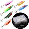 Fishing Spoons Lures Kit 30pcs Hard Metal Colorful Spinner Baits Casting Trolling Trout Spoon Fishing Lures for Bass Salmon Pike Walleye