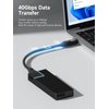 Hagibis USB 4 Cable, LED Display USB C 240W Fast Charging Cable with 8K@60Hz 40Gbps Data Transfer Thunderbolt 4/3 Video Cord for iPhone 16/15 Pro Max, iPad, MacBook Pro Air