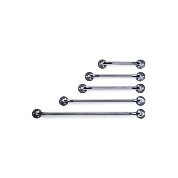 Graham-Field 2016A Lumex Bathroom Grab Bar for Bathtub and Shower Safety, Chrome Plated Finish, 16"
