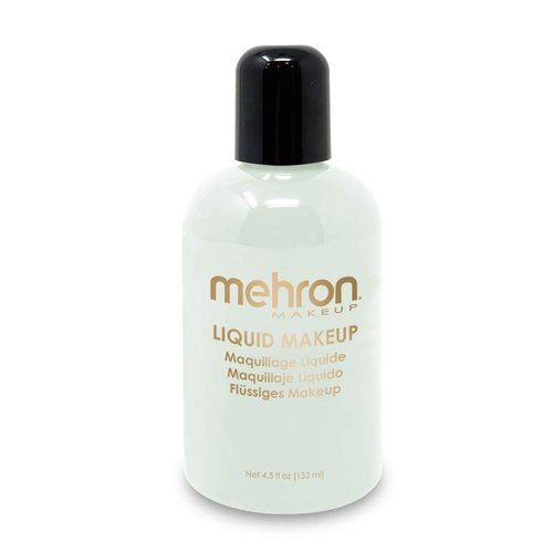 Mehron Makeup Liquid Makeup | Face Paint and Body Paint Perfect for Halloween, Cosplay I Air Brush Compatible Body Paint 4.5 oz (133 ml) (GLOW IN THE DARK)
