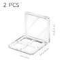 Beaupretty Empty Lipstick Palette，2 Pieces Empty Lipstick Box DIY Eyeshadow Powder Blush Lipstick Palette Empty Highlighters Container Empty Eyeshadow Pan Makeup Palette for Women