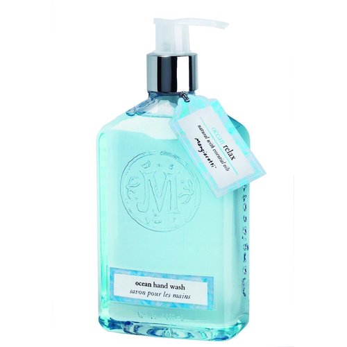 Mangiacotti Liquid Hand Soap Naturally Plant Based Hand-Wash with Vitamin E and Fragrant Essential Oils,12-Ounce, Ocean