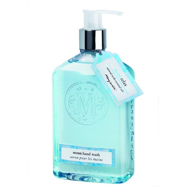 Mangiacotti Liquid Hand Soap Naturally Plant Based Hand-Wash with Vitamin E and Fragrant Essential Oils,12-Ounce, Ocean