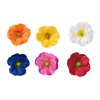 Vividsun Hawaiian Flower Hair Clips 3.1 Inch Artificial Flower Clip for Wedding Party Beach (Colorful)