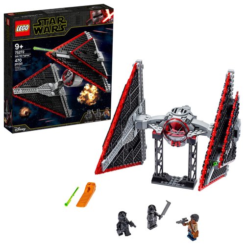 LEGO Star Wars Sith TIE Fighter 75272 Collectible Building Kit, Cool Construction Toy for Kids, New 2020 (470 Pieces)