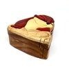 River Otter Puzzle Box - All Natural Intarsia Wood Puzzle Box - Handcrafted with Secret Compartment