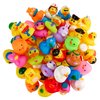 Assorted Rubber Ducks in Bulk Mini Rubber Duckies for Kids Baby Bath Shower Toys Funny Jeep Ducks for Jeep Ducking, Cruise Ship, Birthday Gifts, Summer Beach Pool Activity, 25 Pcs