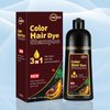 CSFDXD Instant chestnut brown Hair Dye Shampoo 3 in 1 for Gray hair, Herbal chestnut Brown Hair Color Shampoo for Women and Men,100% Gray Hair Coverage, Hair Shampoo colors 500ml