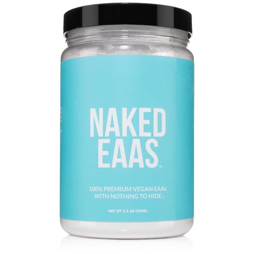 Naked Eaas Amino Acids Powder - 50 Servings - Vegan Unflavored Essential Amino Acids 500 Grams - Instantized All Natural Eaa Powder Supplement