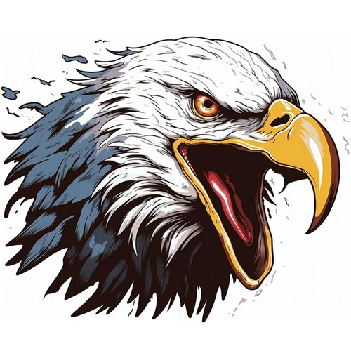 Dopetattoo 6 Sheets Temporary Tattoos Eagle Fake tattoos Neck Arm Chest for Women Men Adult