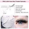 Premade Volume Eyelash Extensions 4D-C-0.07-11 Short Stem Premade Fans Eyelash Extensions 9 to 20 mm Volume Lash Extensions .07 .10 Pre made Lash Fans C D Curl (4D-C-0.07,11mm)