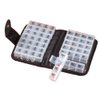 Easy Comforts 14 Day Pill Holder, Travel Case Medication Reminder Pill Box with Detachable Compartments, Tapestry