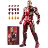 BANOBI 7 Inch Ironman MK46 Action Figure (1/10 Scale) with Lots of Accessories,Exquisite Painting Collectible Toy