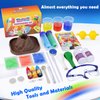 UNGLINGA 30+ Experiments Science Kits for Kids, S.T.E.M Educational Project Activities Toys Gifts for Boys Girls, Chemistry Set, Bouncy Ball, Volcano Eruption