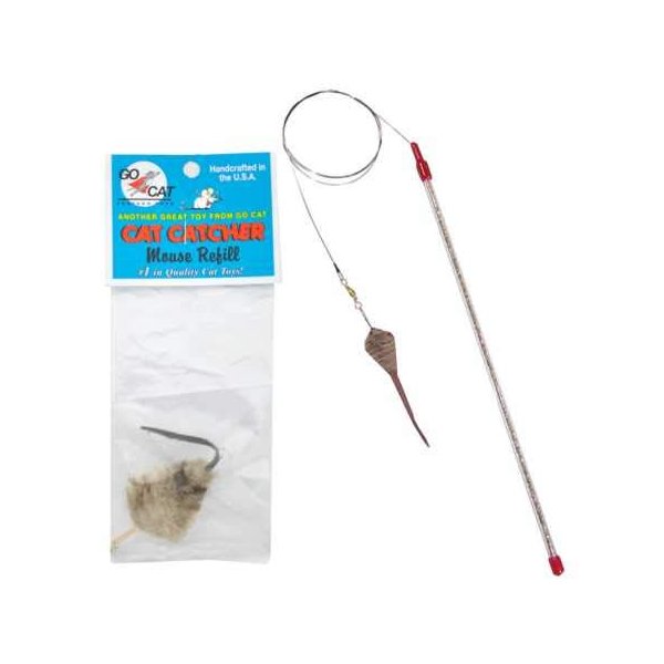 GoCat Cat LuresCatcher Cat Toy + Refill Mouse