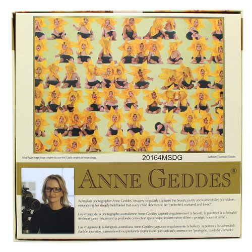 Anne Geddes 1000 Piece Puzzle - Sunflower Babies