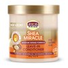 African Pride Shea Miracle Leave In Conditioner - Contains Shea & African Mango Butter to Smooth Curls, Coils & Waves, Nourishes Hair, 15 oz