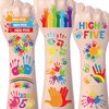 Yoyuspy Hi High Five Tattoos - 200+ High Five Tattoos 5th Birthday Party Decorations for Boys High Five Tattoo Stickers Birthday Party Favors for Kids Temporary Tattoos Theme Birthday Party Supplies