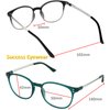 Success Eyewear Reading Glasses 3 Pair Stylish Color Readers Fashion Glasses for Reading Men & Women +2.5