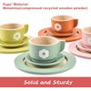 Giant bean 27PCS Wooden Toy Plates and Dishes for Kitchen Set,Montessori Kitchen Toys for Girls and Boys, Wooden Play Kitchen Accessories