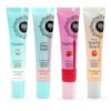 ROSÉE & CO Rosee Lip Gloss Vegan & Cruelty Free Treatment, Long Lasting Glossy with Shea Butter, Moisturize, Protect & Smooth - Clear (Set of 4-1)