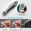 Thick Toenail Clippers, Podiatrist Toe Nail Clippers for Ingrown & Thick & Men & Seniors Toenail and Nail Surgical Grade Stainless Steel Toenail Trimmer Nipper (Red)