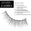 STATIC NAILS Magnetic Eye Lash So Into You Black Flirty - Magnetic Lashes Kit - Reusable, Glue-Free, 3D Natural Look - Comfortable