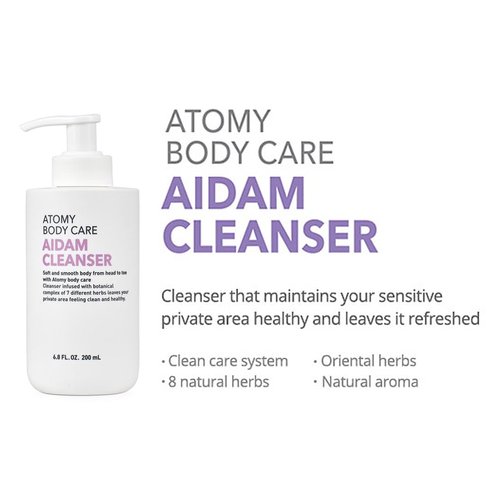 GASHINA STORY Atomy Aidam Cleanser 200ml / 6.8 FL.OZ. - For Women and Men's Sensitive Area