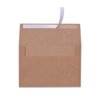 AZAZA 100 Pack A7 Brown Kraft Paper Invitation 5 x 7 Envelopes - Quick Self Seal For 5x7 Cards| Perfect for Weddings, Invitations, Baby Shower| Stationery For General, Office | 5.25 x 7.25 Inches